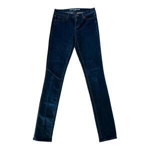 937 DKNY Soho Skinny Jeans Size 0 Dark Stretchy High Rise cute